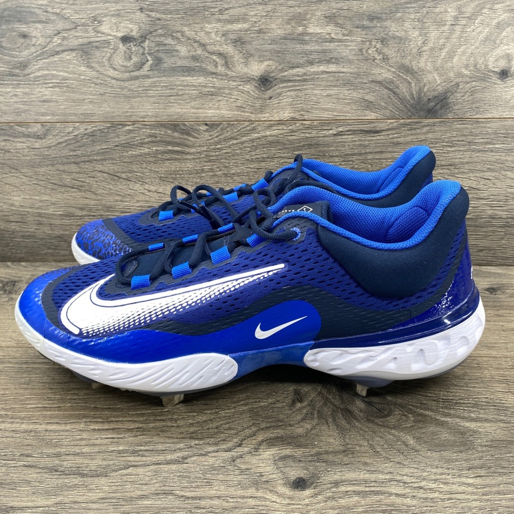 Nike Alpha Huarache Elite 4 Baseball Cleats Mens 14 Blue White DR6851-401